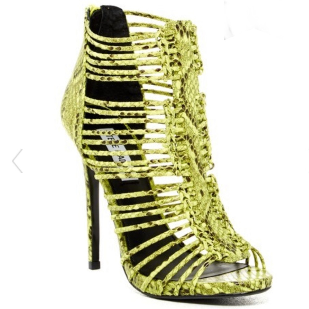 Steve Madden Margo heel in green snake